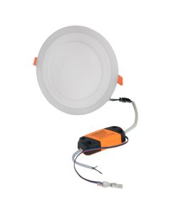 LAMBARIO-SMD-CRD-18W-RND-WHT-6400K-RGB-WCM-SMD RECESSED DOUBLE LED DONWLIGHT