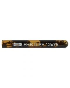 Kapsula me solucion për fiksimin e upe/bulanave FHB II-PF, Ø12 x 75 mm