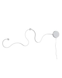 Ndricues muri 'Snake'  1 x LED SMD, 20 W, 3000K, 1850
Lm, H32.5x115x4 cm, akrilik/plastik,  ngj. të bardhë