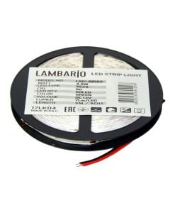 Shirit ndriçimi LED Lambario 3528, 4.8 W, 60 LED/m, 12 V-DC, ndriçim të gjelbër, IP20, 5m/pack