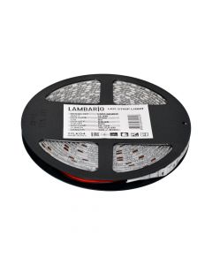 Shirit ndriçimi LED Lambario 5050, 14.4 W, 60 LED/m, 12 V-DC, ndriçim të kuq, IP54, 5m/pack