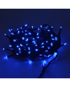 Varg dekorativë me 100 drita LED, 10m, 1.2 W, dritë blu, IP44, 230 V, 50000hrs