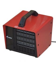 Ngrohës elektrik FUEGO PTC2000 1000/2000 W, metalik, ngjyrë e kuqe