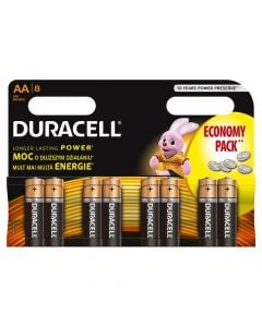 Bateri Duracell bazike  AA, 8cop/pako