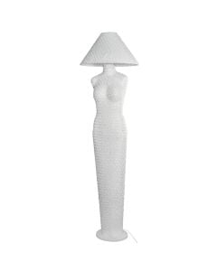 Floor Lamp White Rosette 35x23x195 cmE27, 1x60W