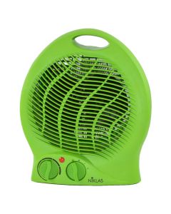 Electric fan heater NIKLAS vertical 2000W, green
