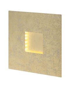 Ceiling Lights Pyramid Brilliant, 18W,LED, 830 lm, 3000K, 27x27x4 cm, metal, gold color, IP20