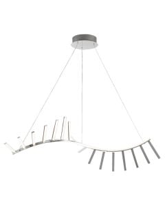 Ndriçues I Varur, SMD LED, 45W, 3150Lm, 3000K, metal/alumin/akrelik, i kromuar, 114x35xH150cm