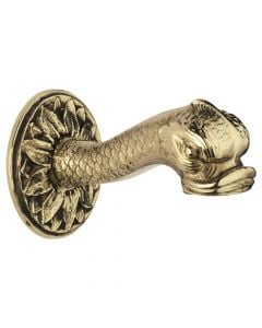 Artistic water tap with bronze decor, 3/4" F, with rosette
