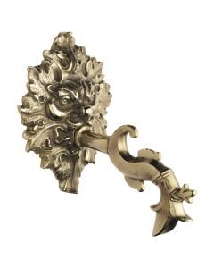 Artistic water tap with bronze decor, 3/4" F, with rosette