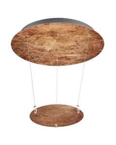 Ndricues i varur 'Zenit' SMD LED, 19 W, 1700 lm, 3000 K, Ø36xH50 cm, metal, ngjyrë bakri, IP20