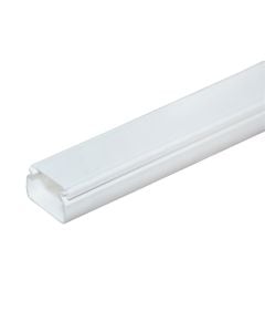 PVC trunking, with climbing, 25x16x2000mm, white