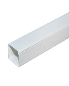 PVC trunking, 60x60x2000 mm, white