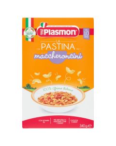 Pasta for children, Maccheroncini, Plasmon, 340 gr