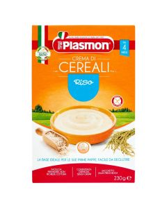 Rice cream/cereals, Plasmon, 200 gr