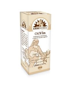 Nutritional supplement with drops for the ears, Otivin