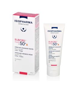 Krem me ngjyrë për mbrojtjen e lëkurës ndaj diellit, IsisPharma Ruboril® Expert SPF 50+, 40 ml