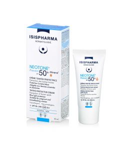 Krem me ngjyrë për mbrojtjen e lëkurës ndaj diellit, IsisPharma Neotone® Prevent SPF 50+, 30 ml