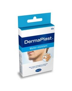 Hypoallergenic adhesive plaster, Hartmann DermaPlast® Water-Resistant, 20 pieces