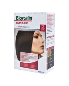 Bojë flokësh me përmbajtje bimore, Bioscalin 3.0 Dark Brown