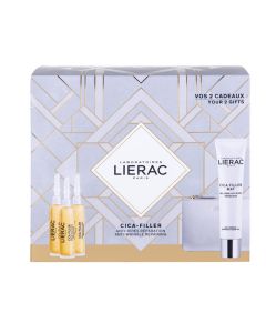 Lierac Cica-Filler, serum + krem riparues anti-rrudhe me teksture xhel-fluid per cdo tip lekure.