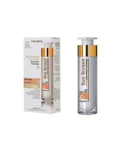 Colored face cream, with SPF 50+, Frezy Derm
