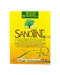 Hair dye, 80 Light Natural Blonde, Sanotint Light