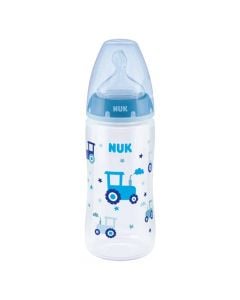Shishe për bebe me tregues të temperaturës, NUK® First Choice 300 ml