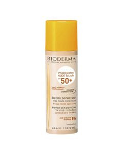 Natural color sun cream, for combination or oily skin, Bioderma Photoderm Nude Touch Neutro SPF 50+