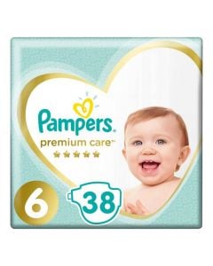 Pelena për bebe me peshë trupore 13+ kg, Pampers Premium Care, 38 copë