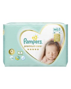 Diapers for babies with a body weight under 3 kg, Pampers Premium Care, 30 pieces