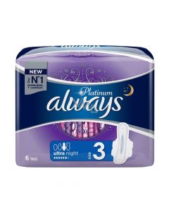Sanitary pads for protection during nighttime, Always Platinum Night