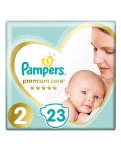 Diapers for babies with a body weight of 4-8 kg, Pampers Premium Care, 23 pieces