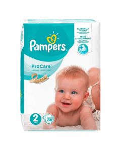 Pelena për bebe me peshë trupore 3-6 kg, Pampers ProCare™ Premium Protection, 36 copë