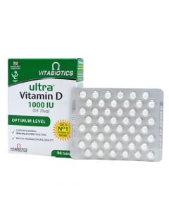 Nutritional supplement for strengthening immunity, containing vitamin D, Ultra D 1000 IU