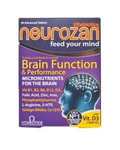 Nutritional supplement for the nervous system, Neurozan, with Ginkgo Biloba extract