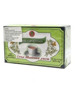 Herbal tea with senna leaves