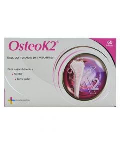 Suplement ushqimor, OsteoK2, i cili ndihmon në shëndetin e kockave.