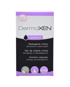 Intimate cleanser, Dermoxen Lenitivo, for dryness and discomfort.