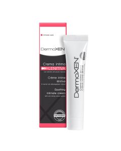 Soothing intimate cream Dermoxen Lenitiva, with natural extracts against itching.