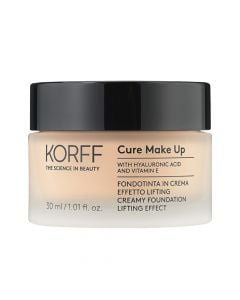 Creamy foundation, with lifting effect for the skin, no. 1, Korff Cure Make Up