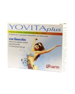 Suplement ushqimor për mirëmbajtjen e florës gastrointestinale, Yovita Plus, 10 bustina
