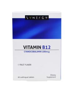 Suplement ushqimor me vitaminë B12, Synergy Vitamin B12, 30 tableta