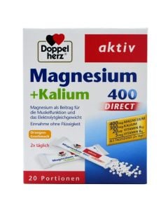 Nutritional supplement with magnesium and potassium content, Doppel Herz
