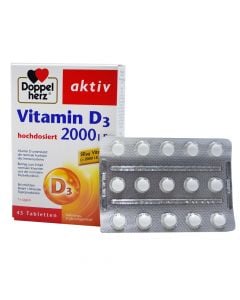 Nutritional supplement for strengthening immunity, with vitamin D, Doppel Herz