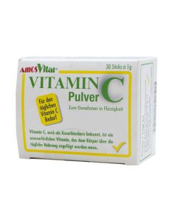 Nutritional supplement with vitamin C, in sachet format