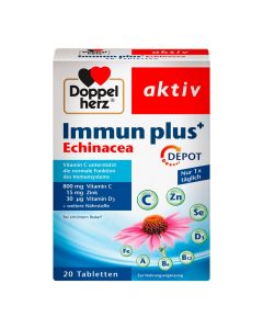 Nutritional supplement with multivitamins, Doppel Herz Immun Plus, Depot