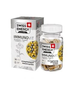 Nutritional supplement for immune protection, Swiss Energy Immunovit, 30 capsules