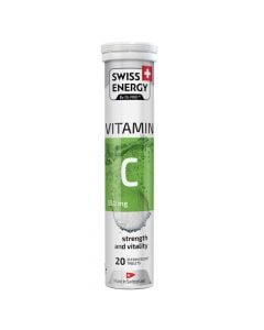 Suplement ushqimor për forcimin e imunitetit, që përmban vitaminë C, Swiss Energy Vitamin C 550 mg effervescent