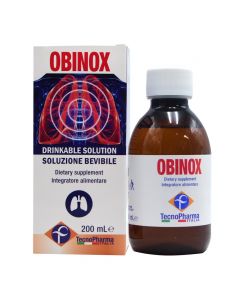 Suplement ushqimor, në formë shurupi, për trajtimin e kollës së thatë dhe produktive, Obinox